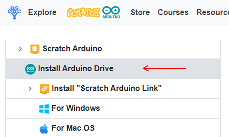 Verify Scratch Arduino Link